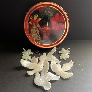 Set of Christmas box with Ornaments.